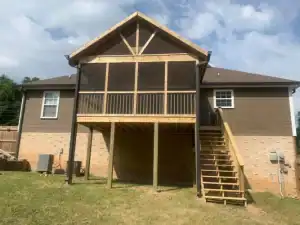 custom screened porch