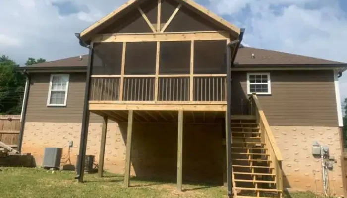 custom screened porch